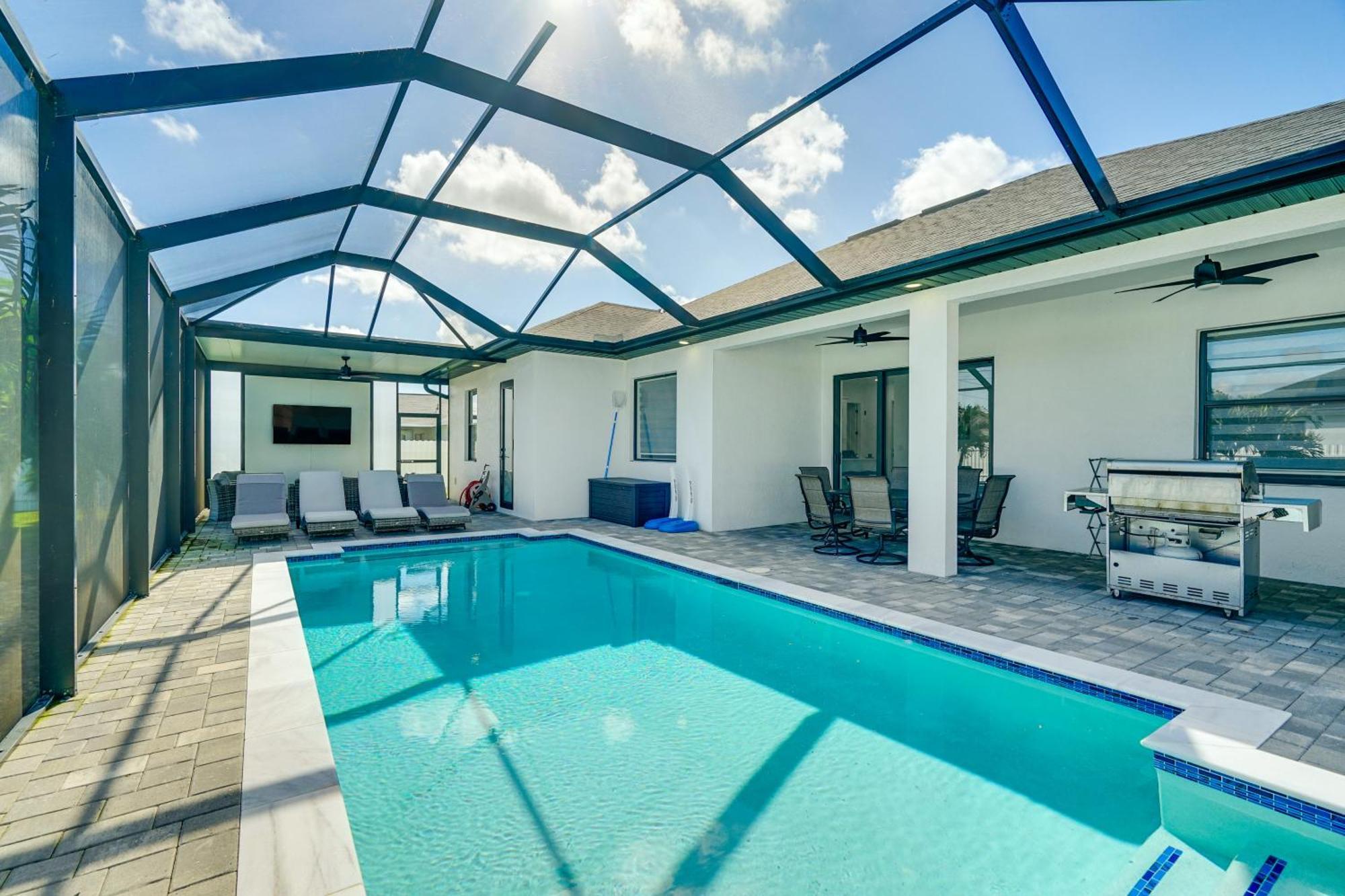 Cape Coral Escape Furnished Lanai And Private Pool! Villa Exteriör bild