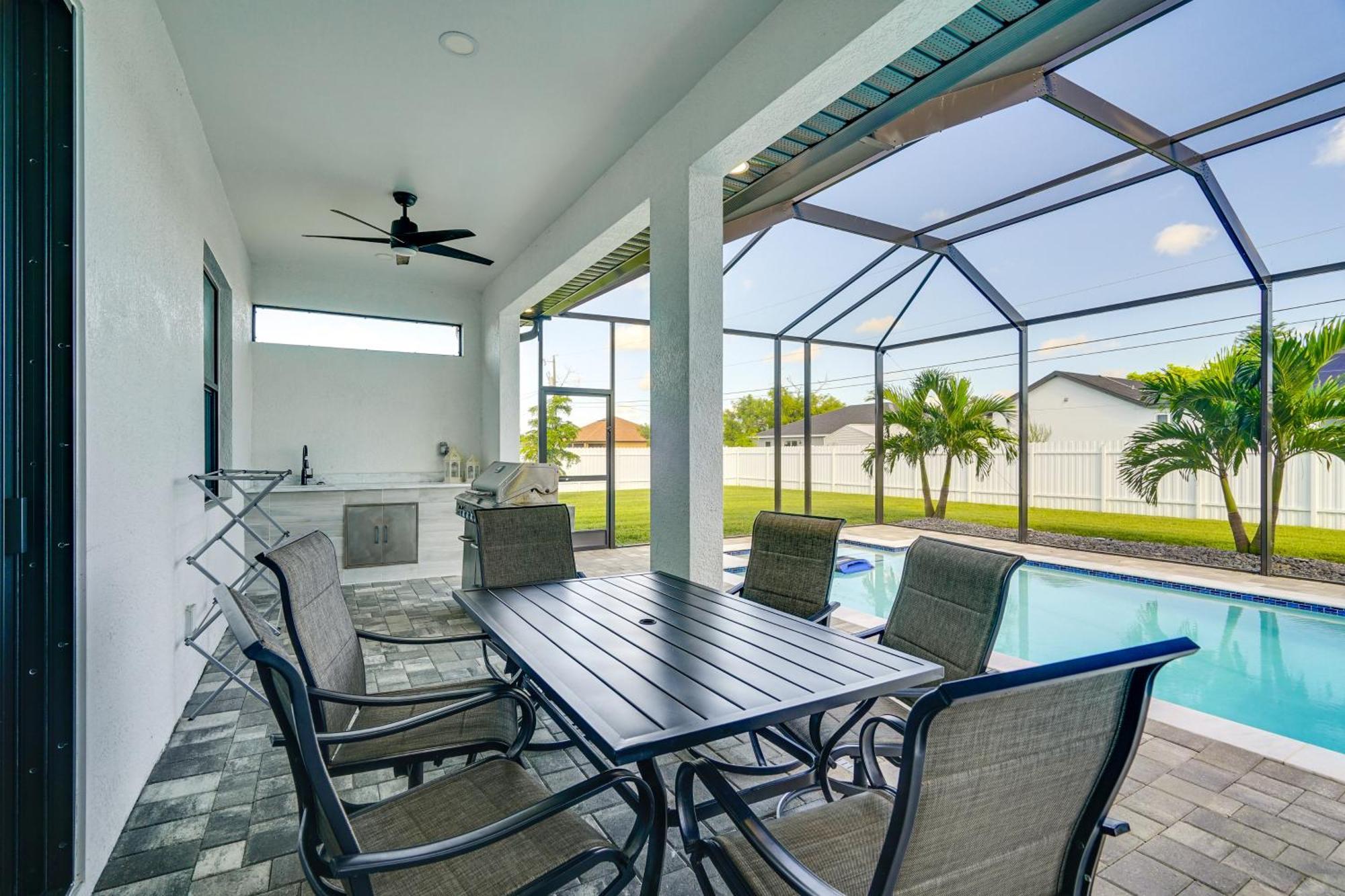 Cape Coral Escape Furnished Lanai And Private Pool! Villa Exteriör bild